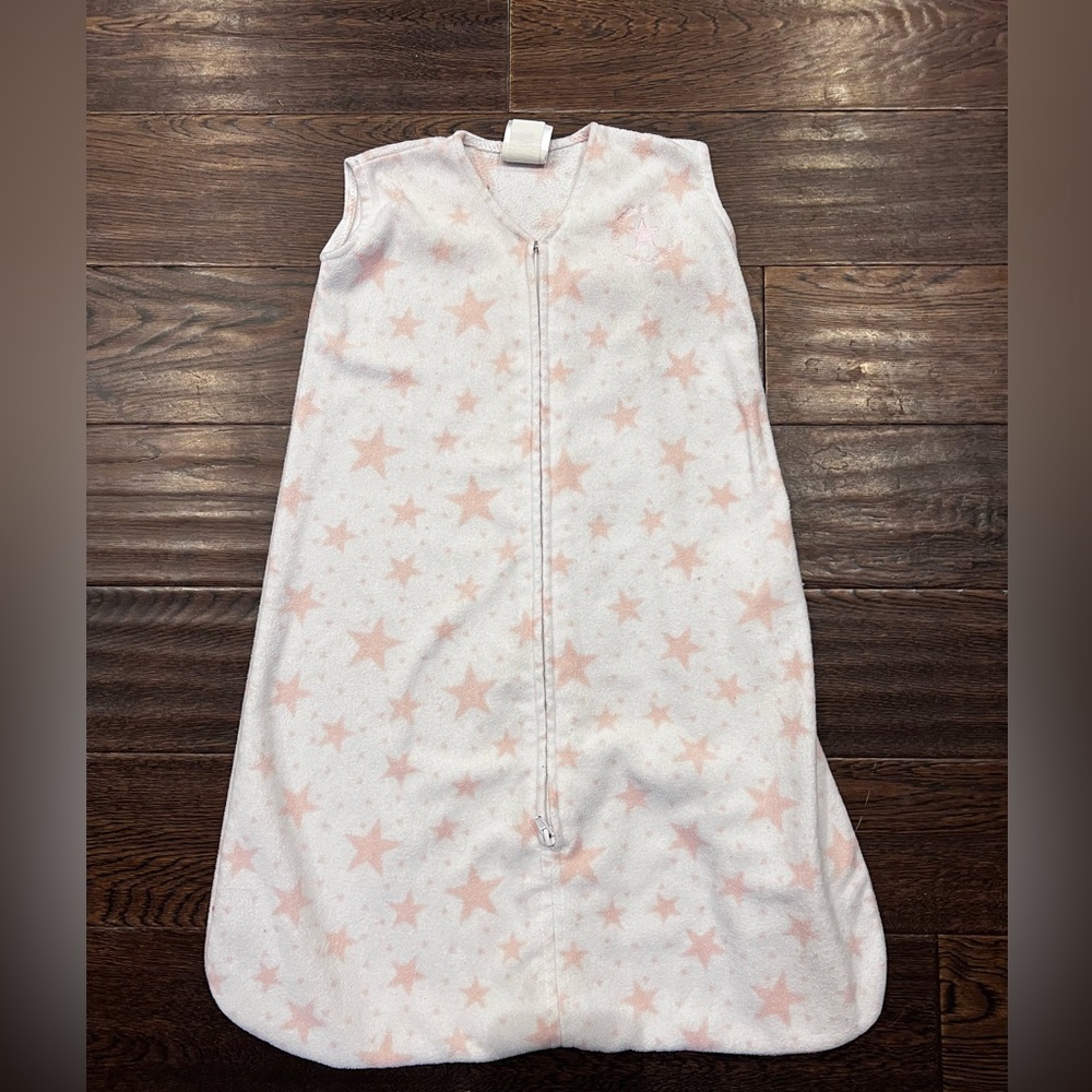 Halo Fleece Medium Sleepsack Pink Stars